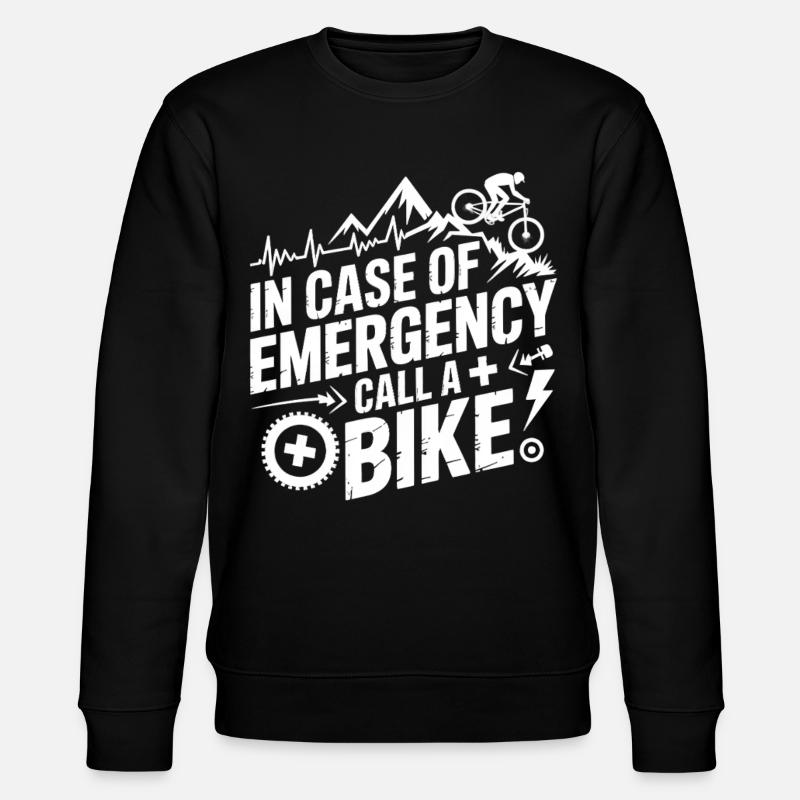 VTT, Descente, Action du cyclisme - Sweat bio CHANGER Stanley/Stella Unisexe - noir