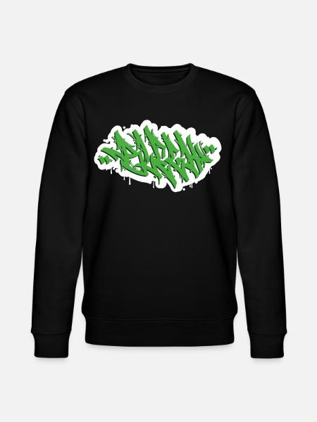 BLEGH SCREAM FUNNY METAL LOVER GIFT - Stanley/Stella CHANGER Unisex Organic Sweatshirt - black