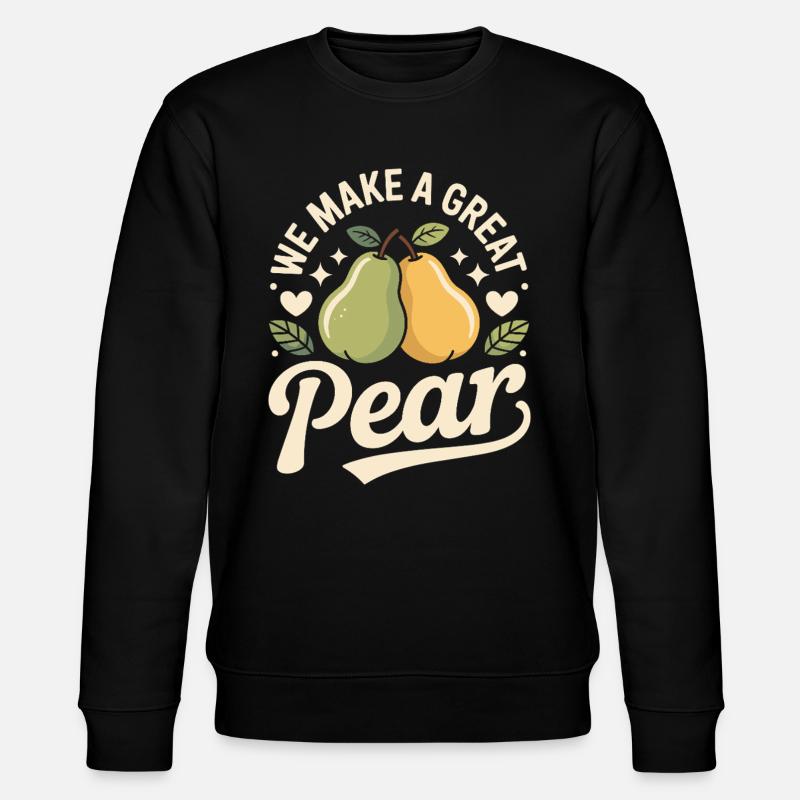 We Make A Great Pear - Stanley/Stella Unisex Bio-Sweatshirt CHANGER  - Schwarz