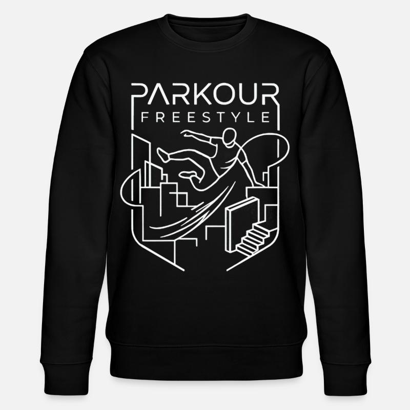 Parkour - Sweat bio CHANGER Stanley/Stella Unisexe - noir