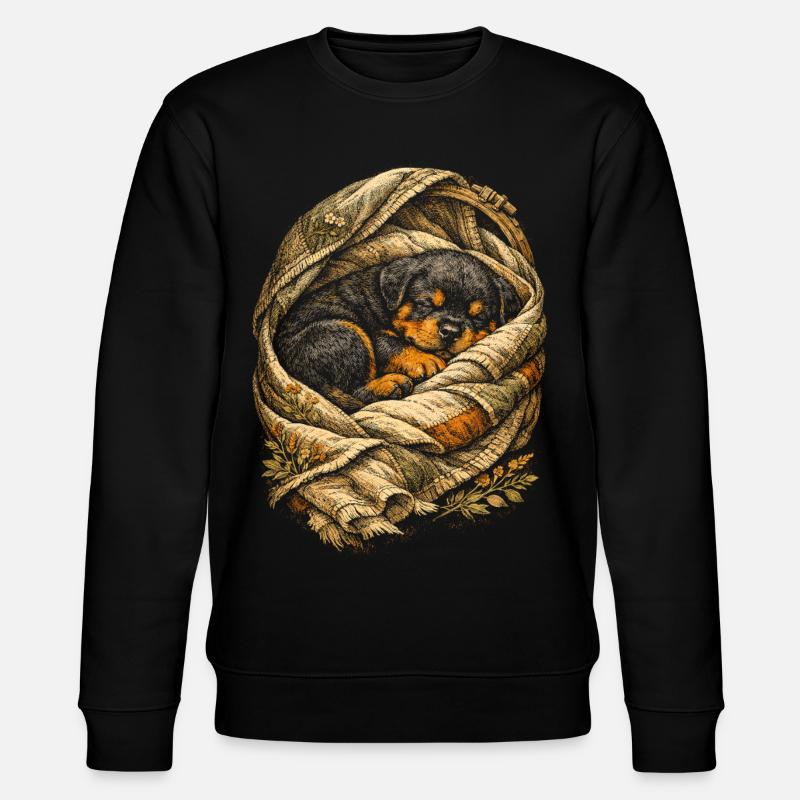Chiot Rottweiler - Sweat bio CHANGER Stanley/Stella Unisexe - noir