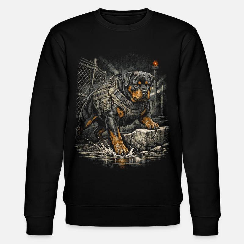 Rottweiler Hund - Stanley/Stella Unisex Bio-Sweatshirt CHANGER  - Schwarz