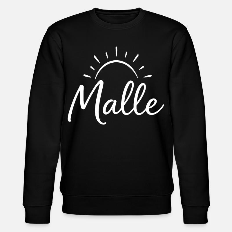 Malle Sonne - Stanley/Stella Unisex Bio-Sweatshirt CHANGER  - Schwarz