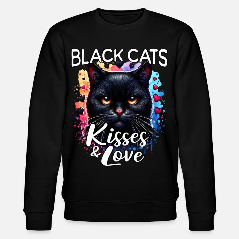 Amour du chat noir - Sweat bio CHANGER Stanley/Stella Unisexe - noir