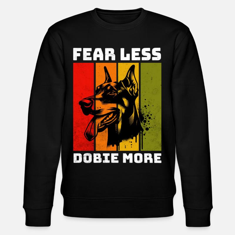 Doberman Dobermann - Stanley/Stella CHANGER Unisex Organic Sweatshirt - black