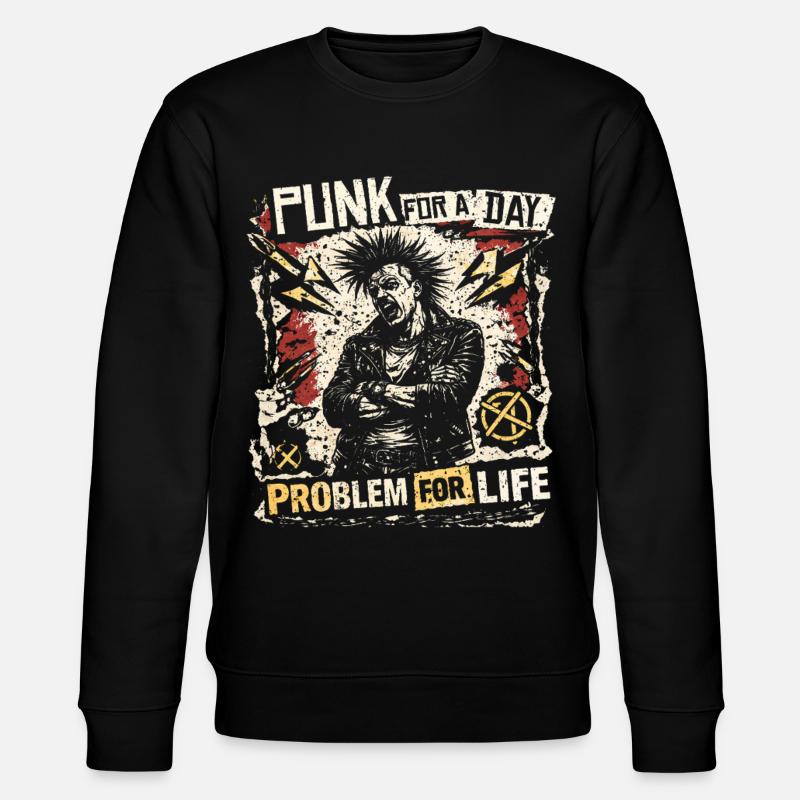 Punk Pour Un Jour - Sweat bio CHANGER Stanley/Stella Unisexe - noir