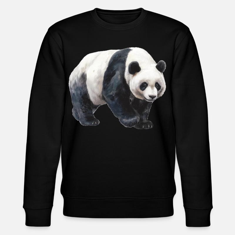 Panda - Sweat bio CHANGER Stanley/Stella Unisexe - noir