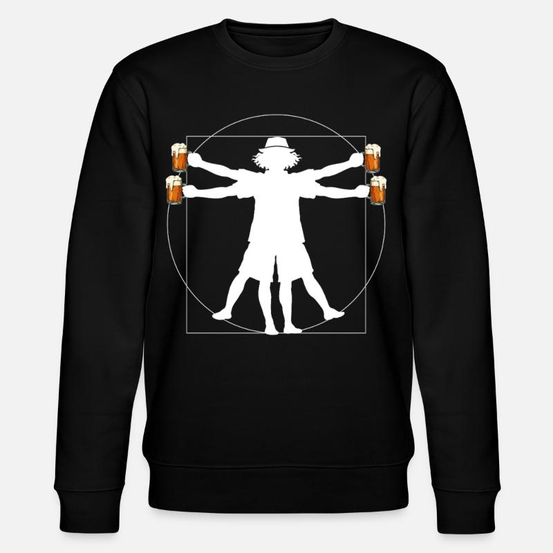 Malle Bier Mann - Stanley/Stella Unisex Bio-Sweatshirt CHANGER  - Schwarz