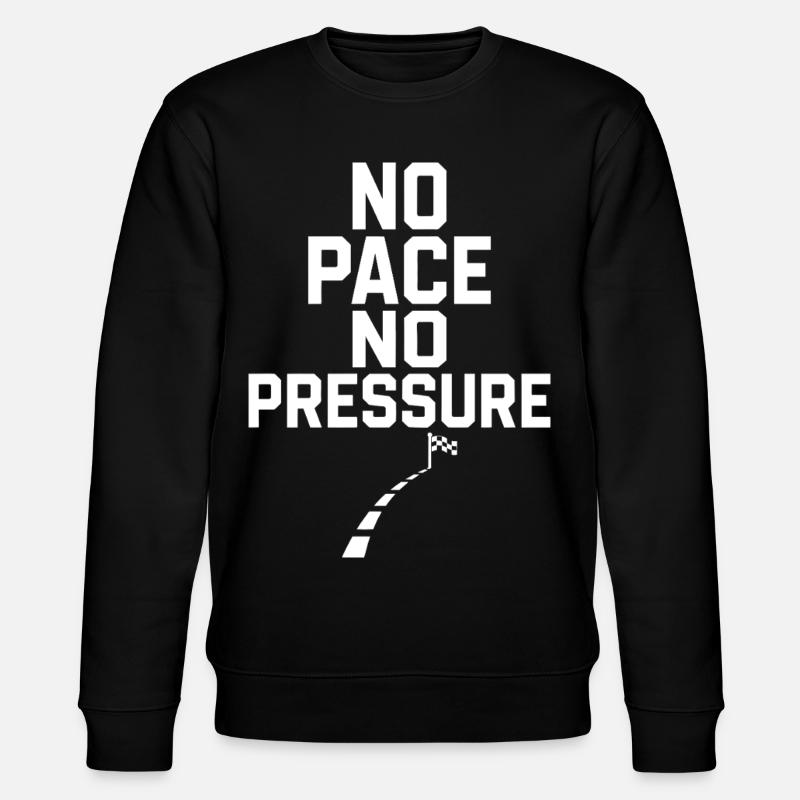 No Pace No Pressure - Stanley/Stella Unisex Bio-Sweatshirt CHANGER - Schwarz