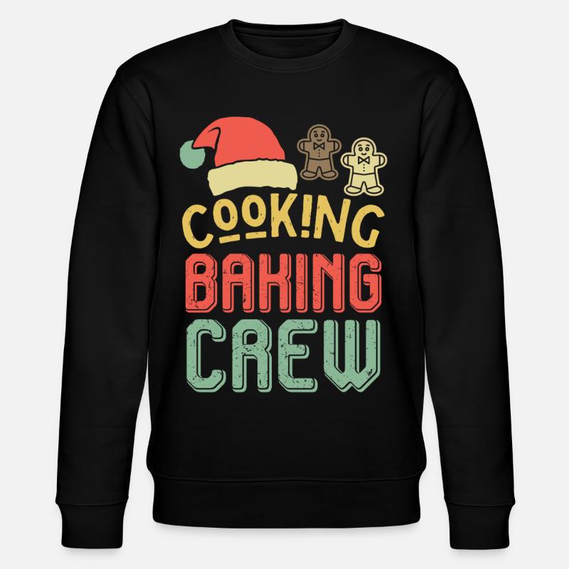 Weihnachts-Backcrew – Cooking Baking Crew - Stanley/Stella Unisex Bio-Sweatshirt CHANGER - Schwarz
