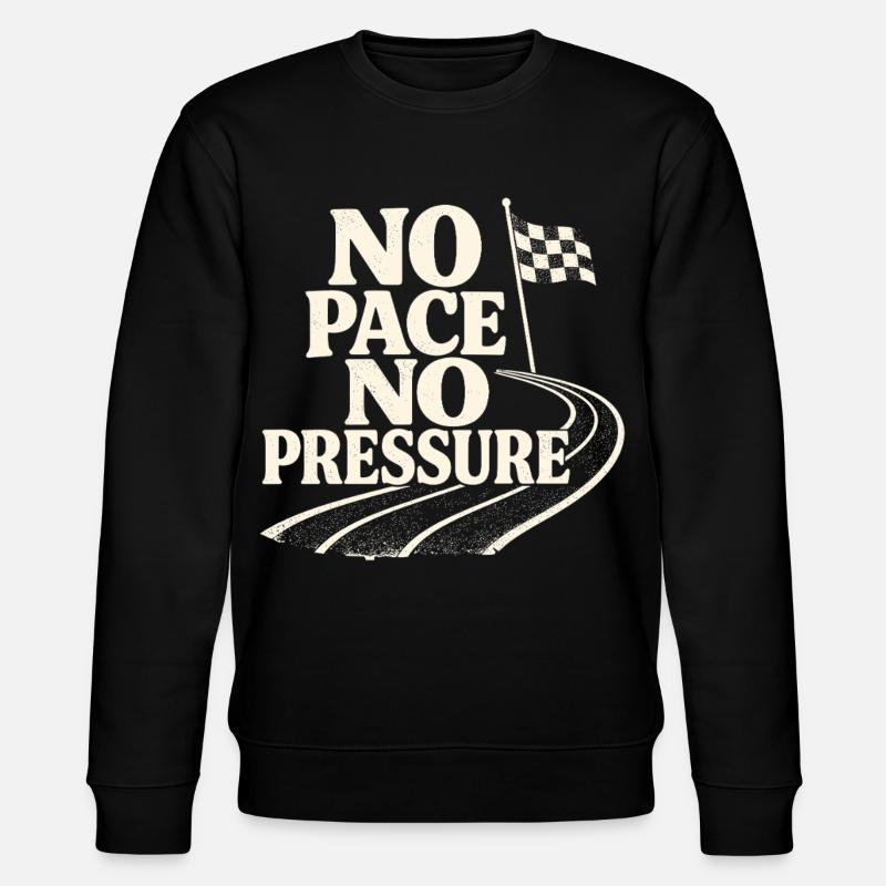 No Pace No Pressure - Stanley/Stella Unisex Bio-Sweatshirt CHANGER - Schwarz