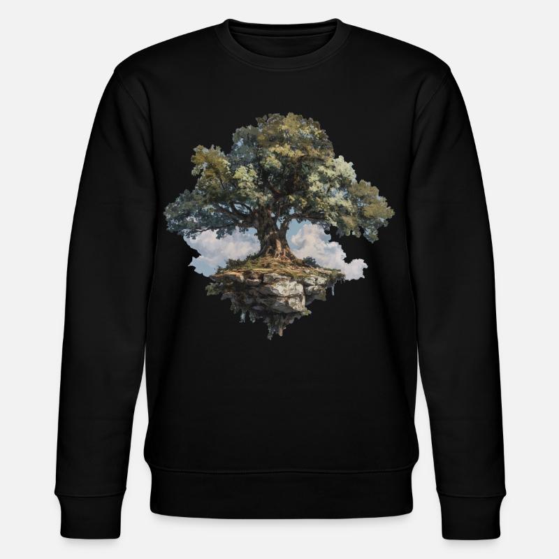 Tree - Stanley/Stella CHANGER Unisex Organic Sweatshirt - black