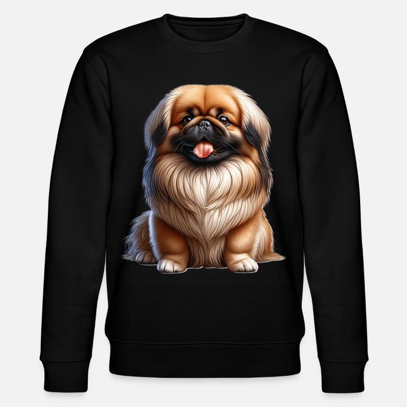 Pekinese Pekingese - Stanley/Stella Unisex Bio-Sweatshirt CHANGER  - Schwarz