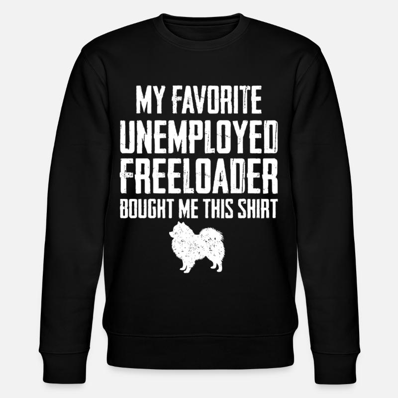 Profiteur pomeranien drôle - Sweat bio CHANGER Stanley/Stella Unisexe - noir