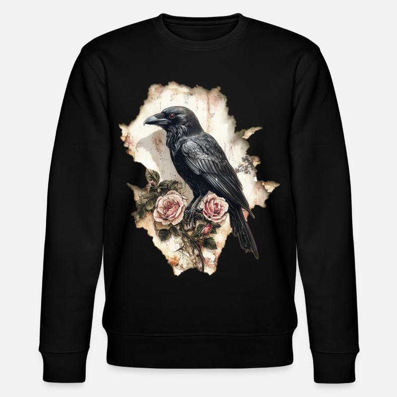 Raven - Stanley/Stella CHANGER Unisex Organic Sweatshirt - black