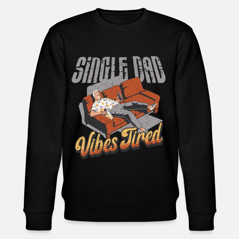 Père célibataire Père célibataire - Sweat bio CHANGER Stanley/Stella Unisexe - noir