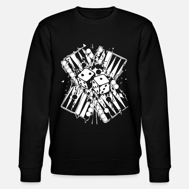 Backgammon | Jeu de société | Don - Sweat bio CHANGER Stanley/Stella Unisexe - noir