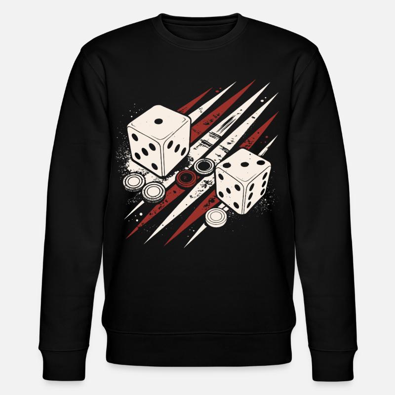 Backgammon | Jeu de société | Don - Sweat bio CHANGER Stanley/Stella Unisexe - noir