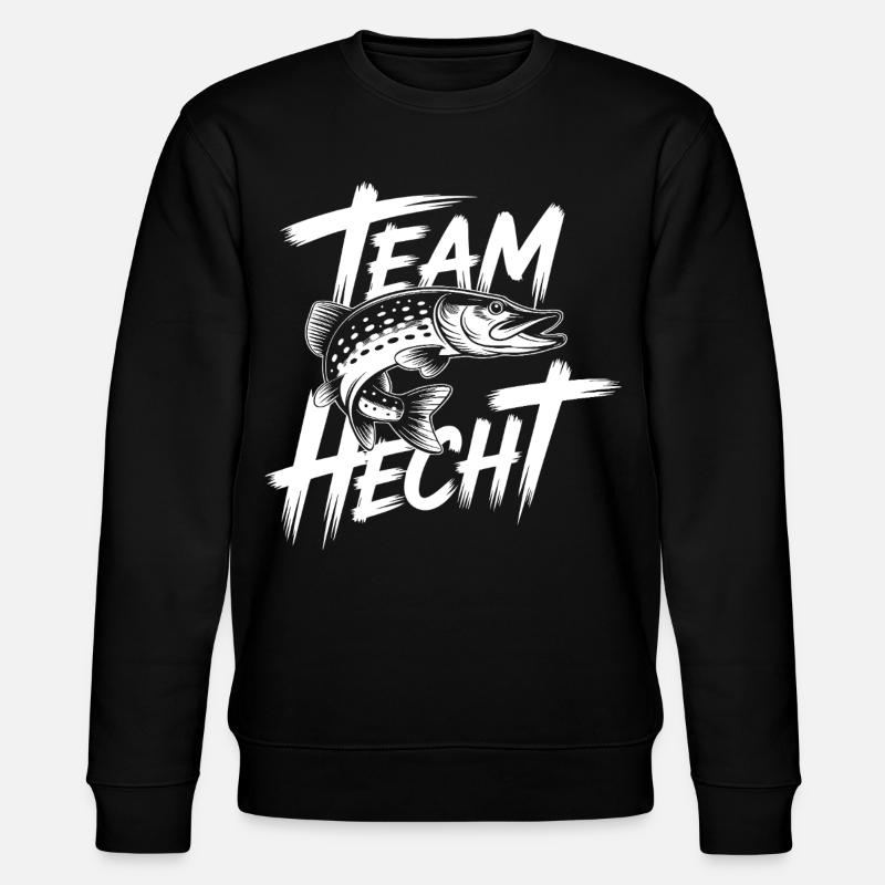 Team Hecht - Stanley/Stella Unisex Bio-Sweatshirt CHANGER - Schwarz