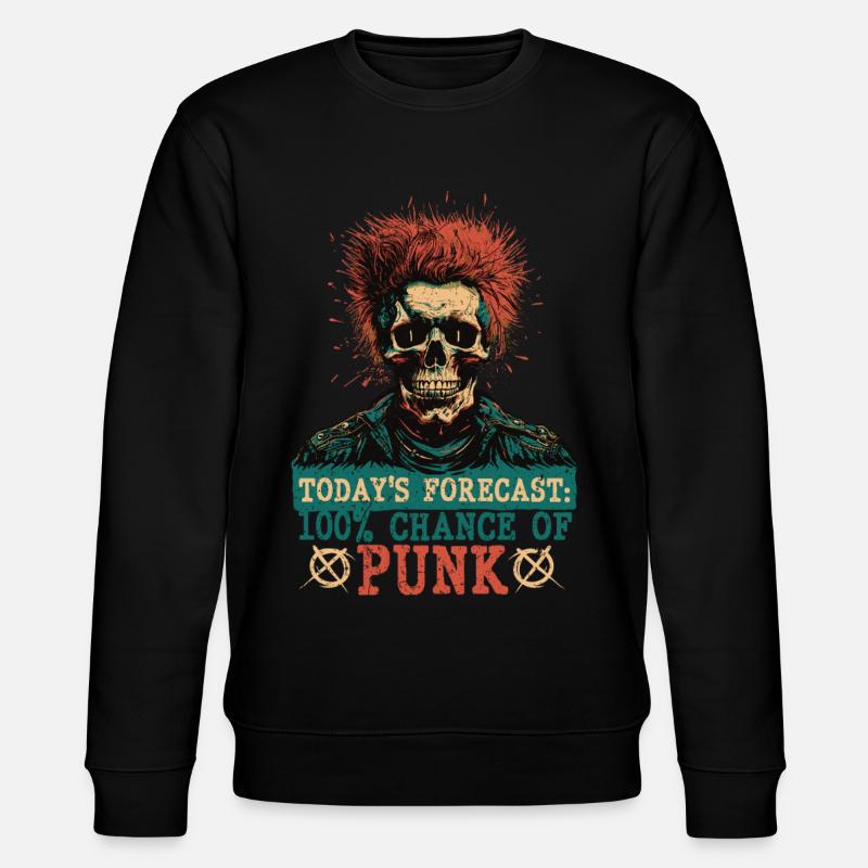 Punk For A Day - Stanley/Stella Unisex Bio-Sweatshirt CHANGER  - Schwarz