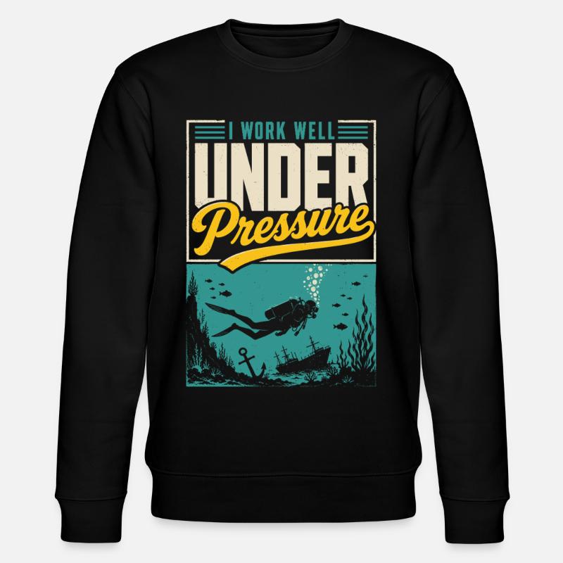 Maillot de plongée sous pression - Sweat bio CHANGER Stanley/Stella Unisexe - noir