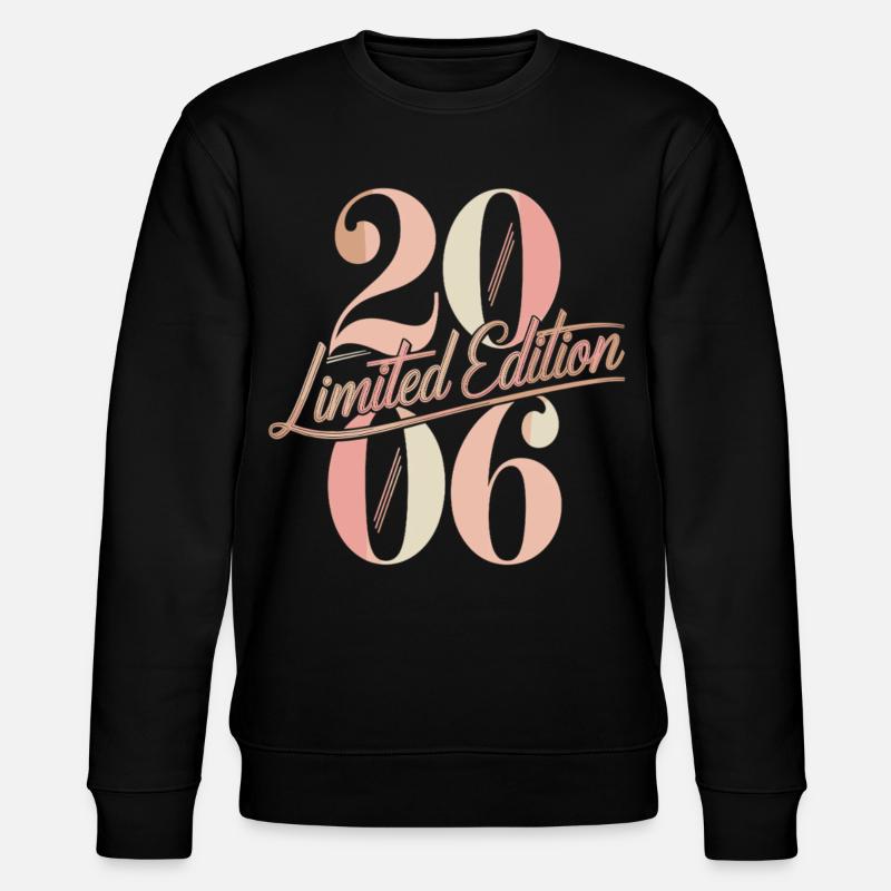 Édition limitée anniversaire 2006 - Sweat bio CHANGER Stanley/Stella Unisexe - noir