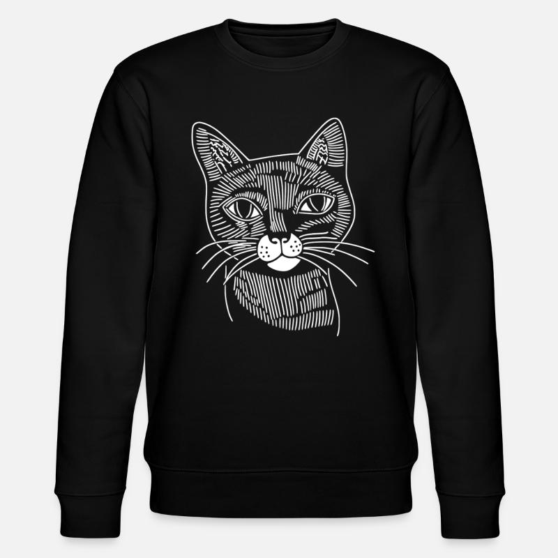 Chat - Sweat bio CHANGER Stanley/Stella Unisexe - noir