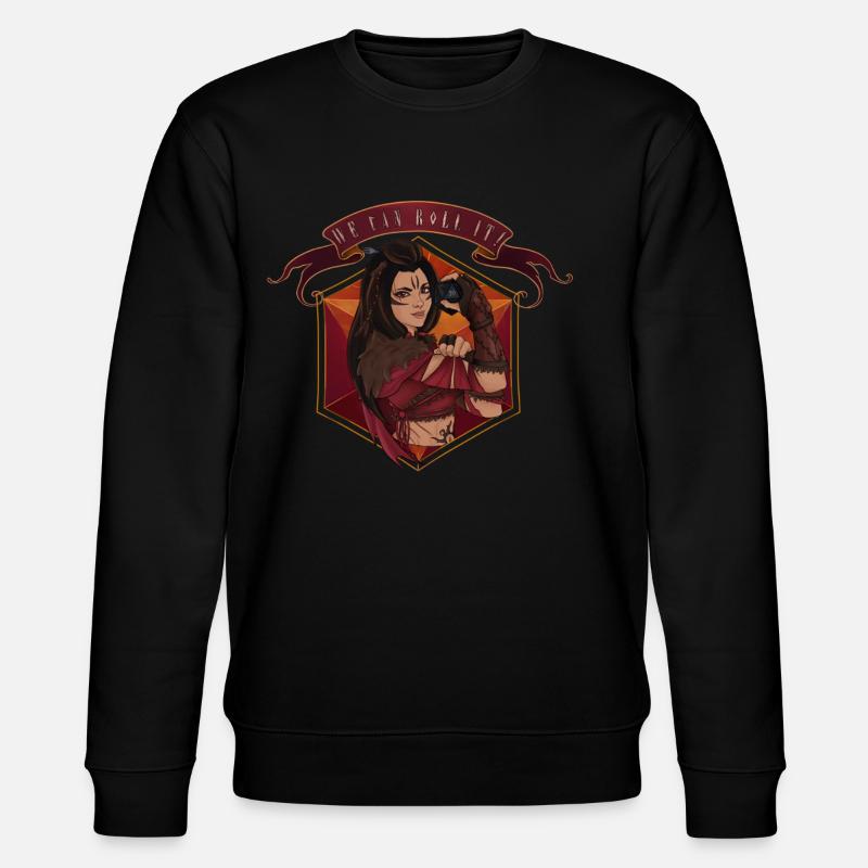 Wir können es drehen! - Druide - Stanley/Stella Unisex Bio-Sweatshirt CHANGER  - Schwarz