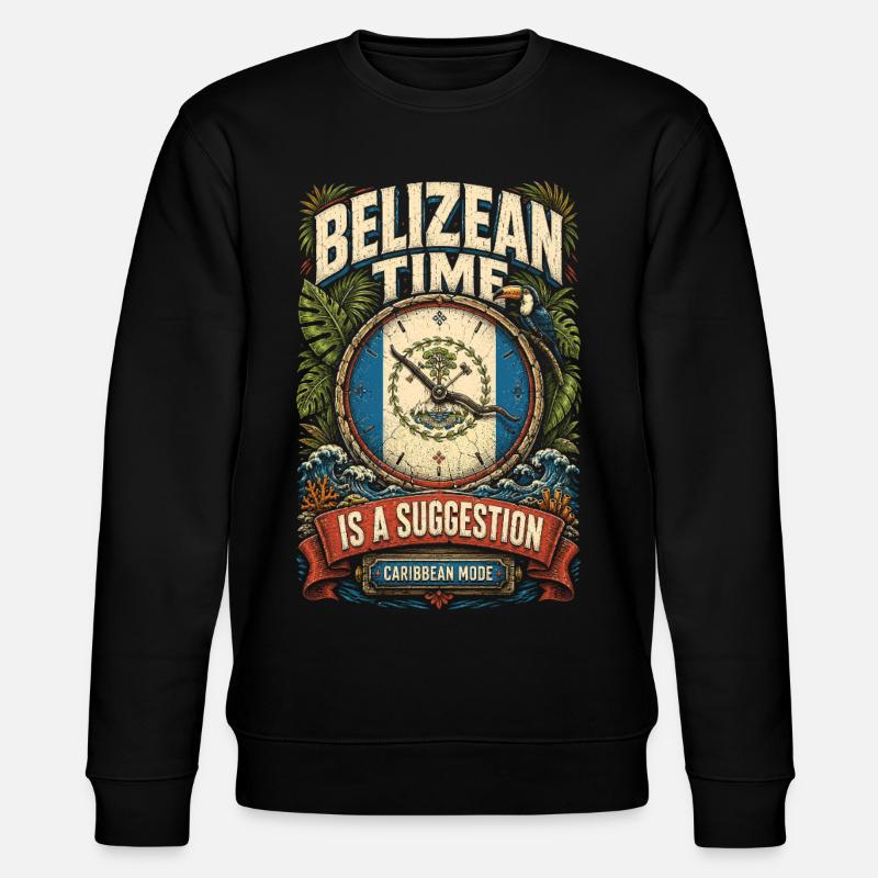 Racine bélizienne du Belize - Sweat bio CHANGER Stanley/Stella Unisexe - noir