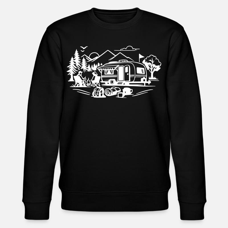 Camping - Sweat bio CHANGER Stanley/Stella Unisexe - noir