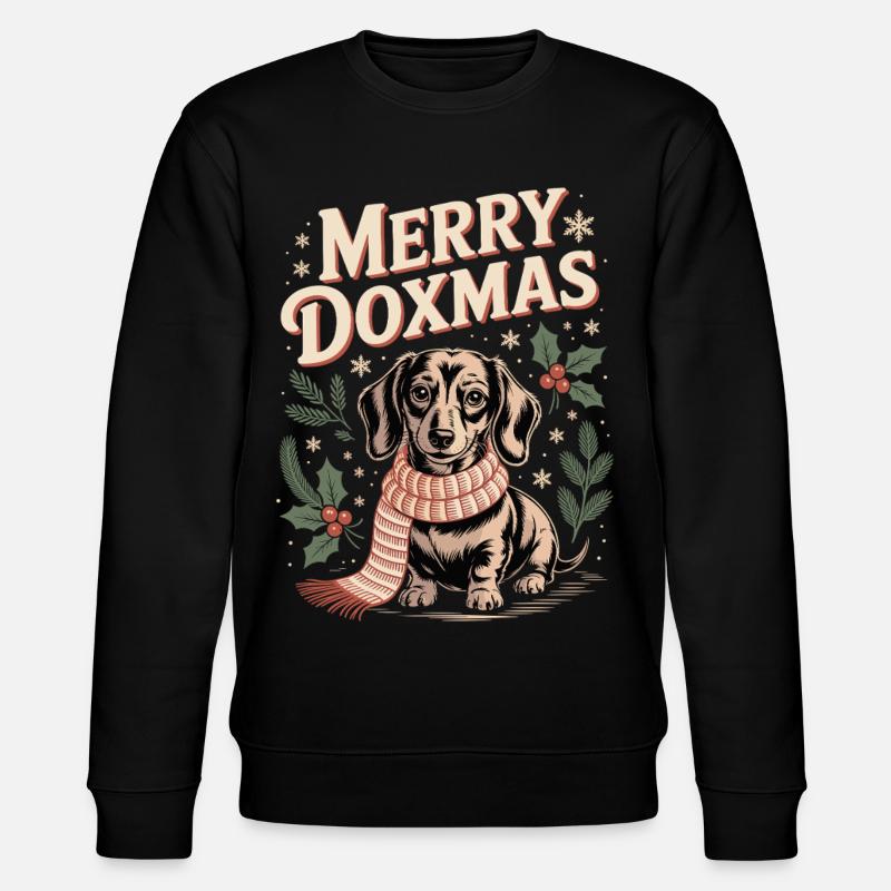 Merry Doxmas - Stanley/Stella Unisex Bio-Sweatshirt CHANGER  - Schwarz