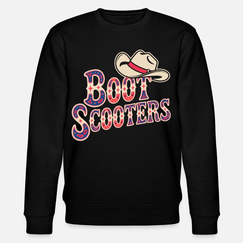 Boat Scooters Western Rodeo - Sweat bio CHANGER Stanley/Stella Unisexe - noir