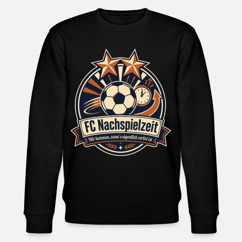 FC Nachspielzeit - Stanley/Stella Unisex Bio-Sweatshirt CHANGER - Schwarz