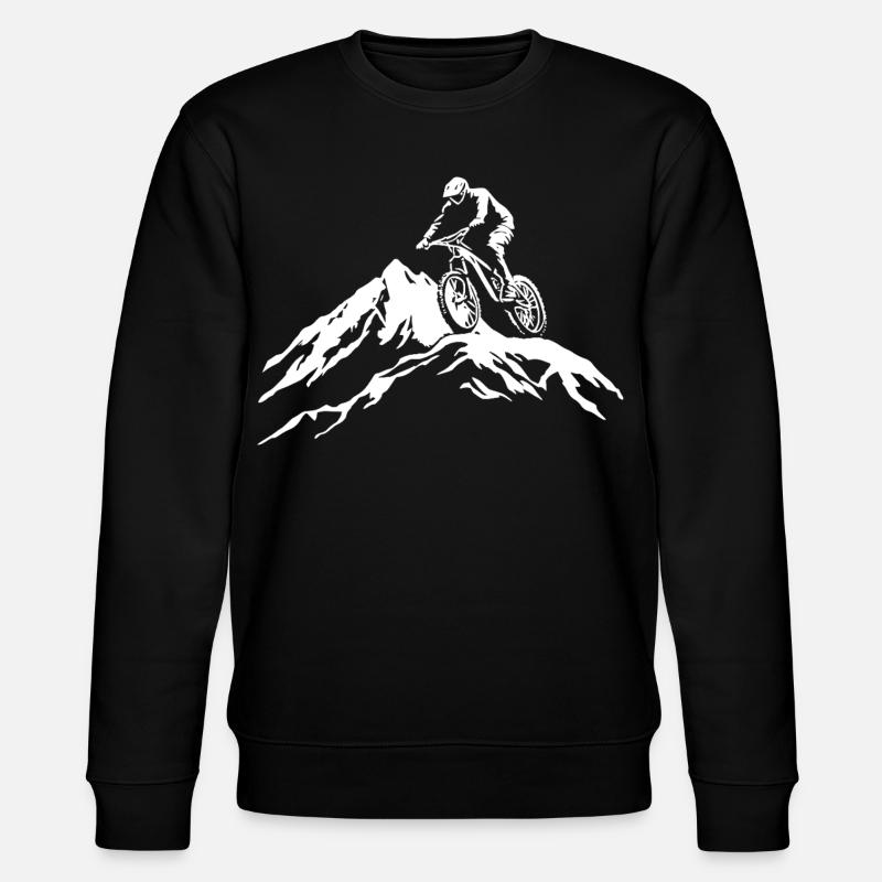 Mountainbike - Stanley/Stella Unisex Bio-Sweatshirt CHANGER - Schwarz