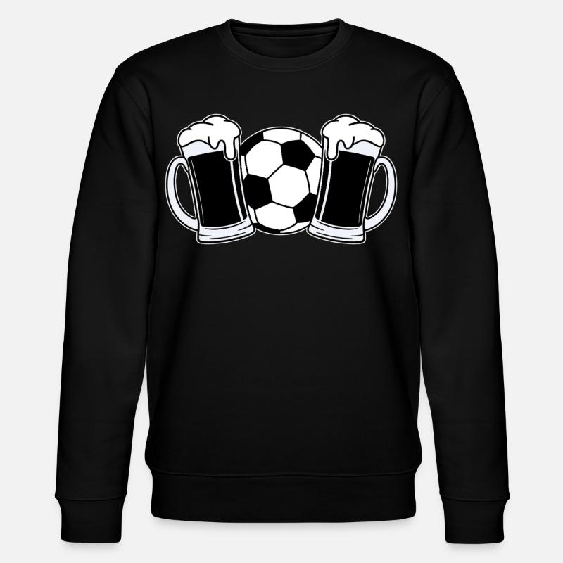 Fußball Bier - Stanley/Stella Unisex Bio-Sweatshirt CHANGER - Schwarz