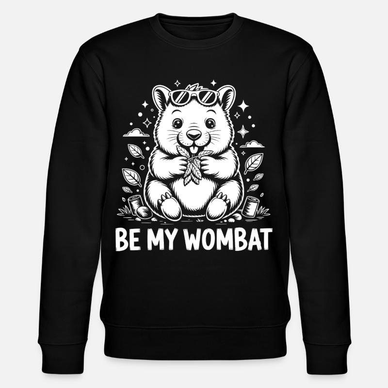 Drôle de wombat - Sweat bio CHANGER Stanley/Stella Unisexe - noir
