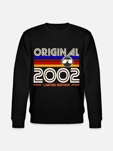 Original 2002 Limited Edition Retro - Stanley/Stella CHANGER Unisex Organic Sweatshirt - black