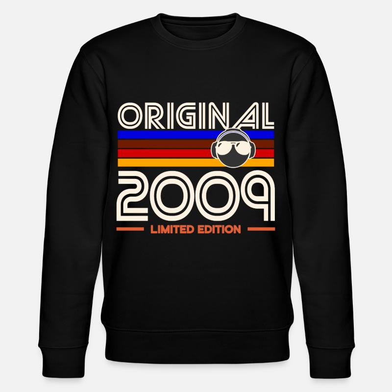 Originale limitierte Edition 2009 - Stanley/Stella Unisex Bio-Sweatshirt CHANGER  - Schwarz