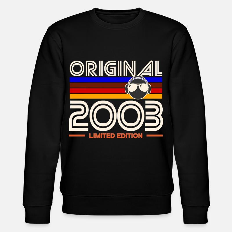 Original 2003 Limited Edition - Stanley/Stella CHANGER Unisex Organic Sweatshirt - black