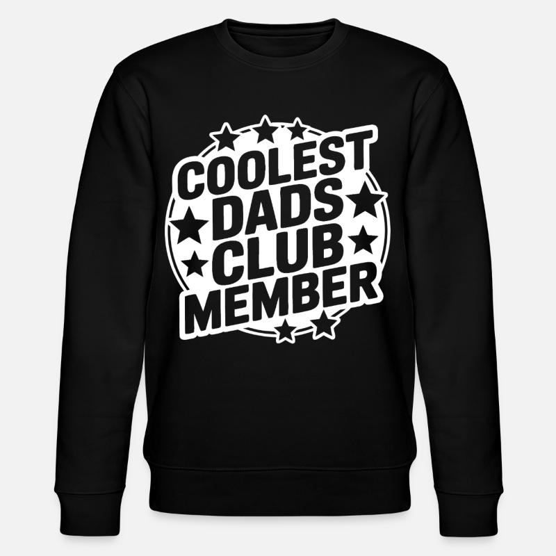 Super Papa Club - Stanley/Stella Unisex Bio-Sweatshirt CHANGER  - Schwarz