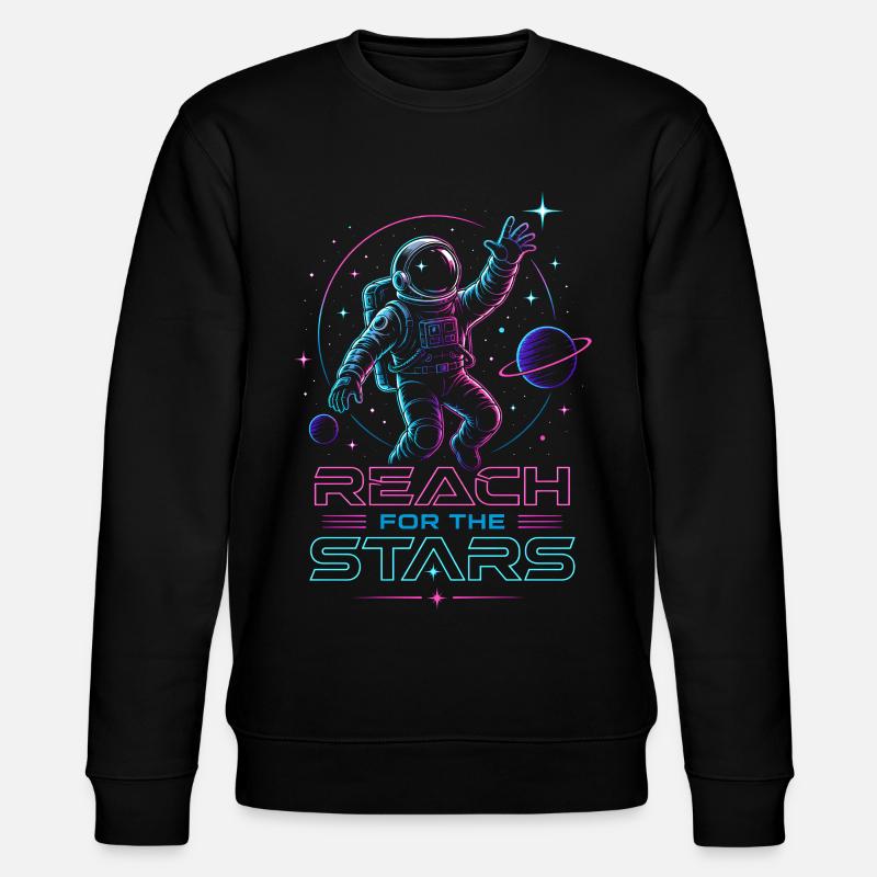 Astronaute « Atteindre les étoiles » | Espace - Sweat bio CHANGER Stanley/Stella Unisexe - noir