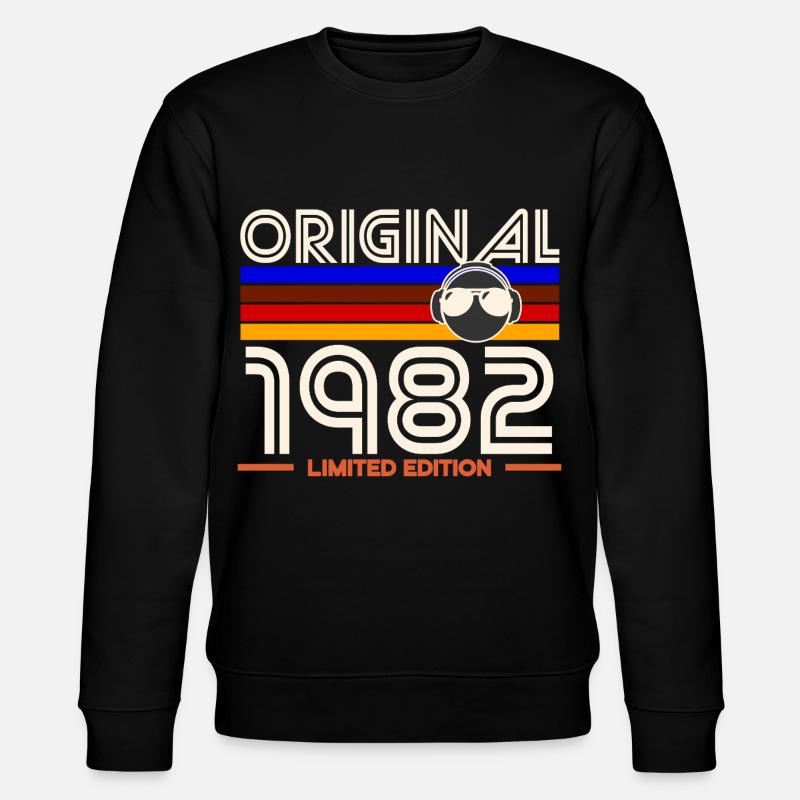 Original 1982 Édition Limitée - Sweat bio CHANGER Stanley/Stella Unisexe - noir