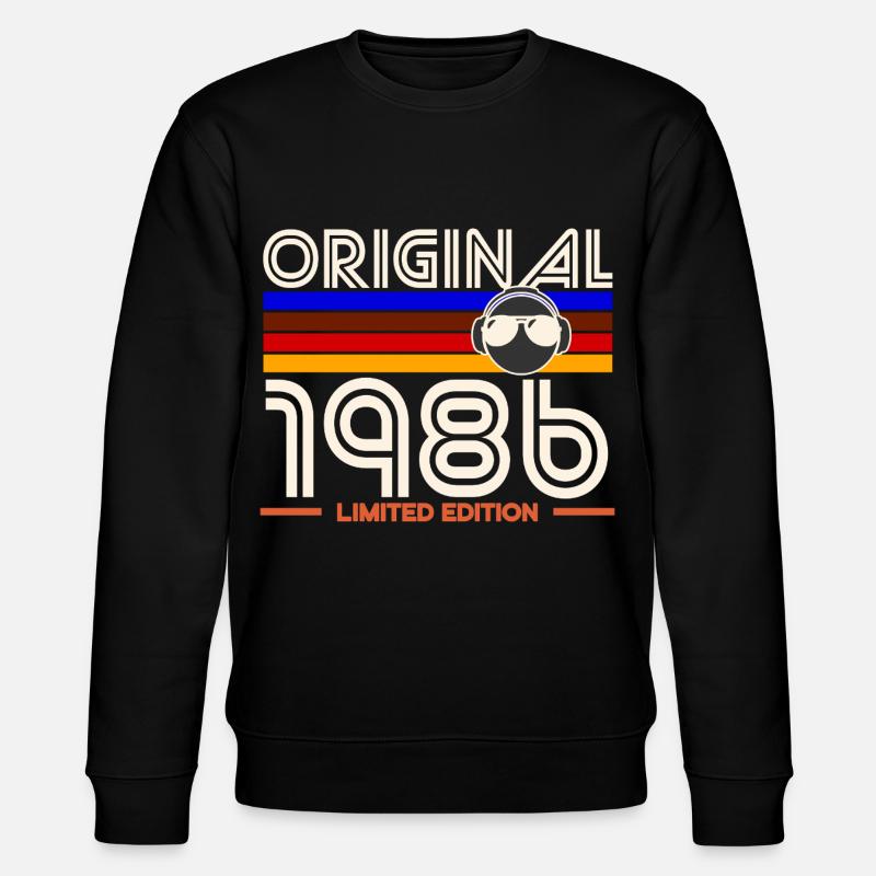 Original 1986 Edition Limitée - Sweat bio CHANGER Stanley/Stella Unisexe - noir