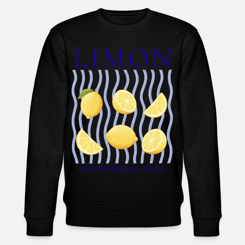LIMON - Ambiance méditerranéenne - Sweat bio CHANGER Stanley/Stella Unisexe - noir