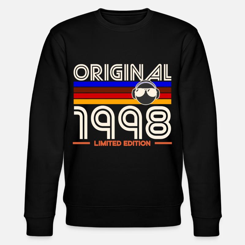 Original 1998 Limited Edition Retro - Stanley/Stella Unisex Bio-Sweatshirt CHANGER  - Schwarz