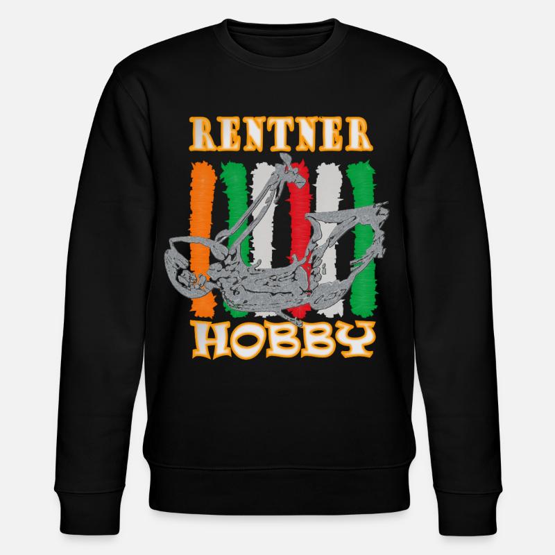 Rentner Hobby Roller - Stanley/Stella Unisex Bio-Sweatshirt CHANGER  - Schwarz