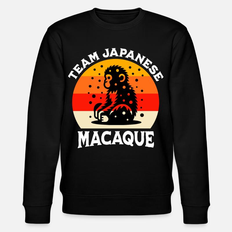 Team Japanmakak - Stanley/Stella Unisex Bio-Sweatshirt CHANGER  - Schwarz