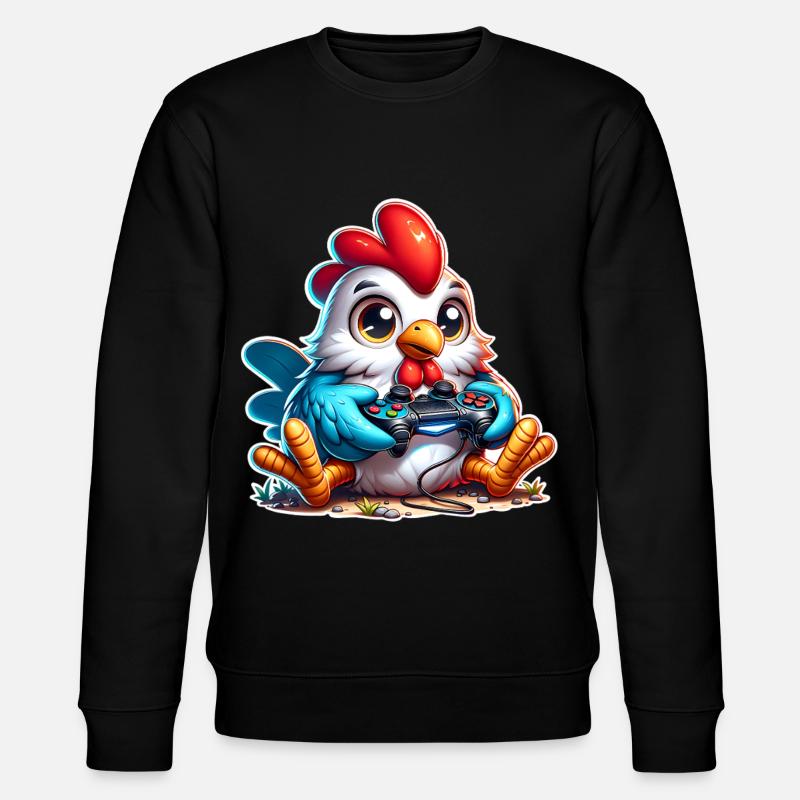 Joueur de poules - Sweat bio CHANGER Stanley/Stella Unisexe - noir
