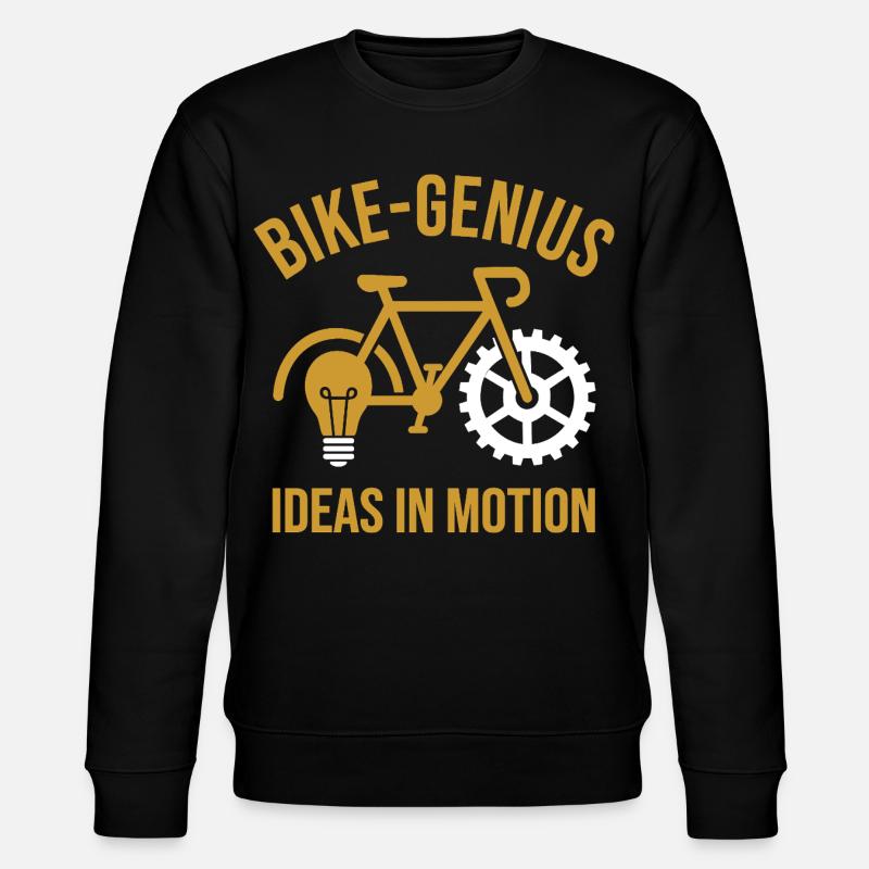 Ideas in Motion Bicycle - Stanley/Stella CHANGER Unisex Organic Sweatshirt - black