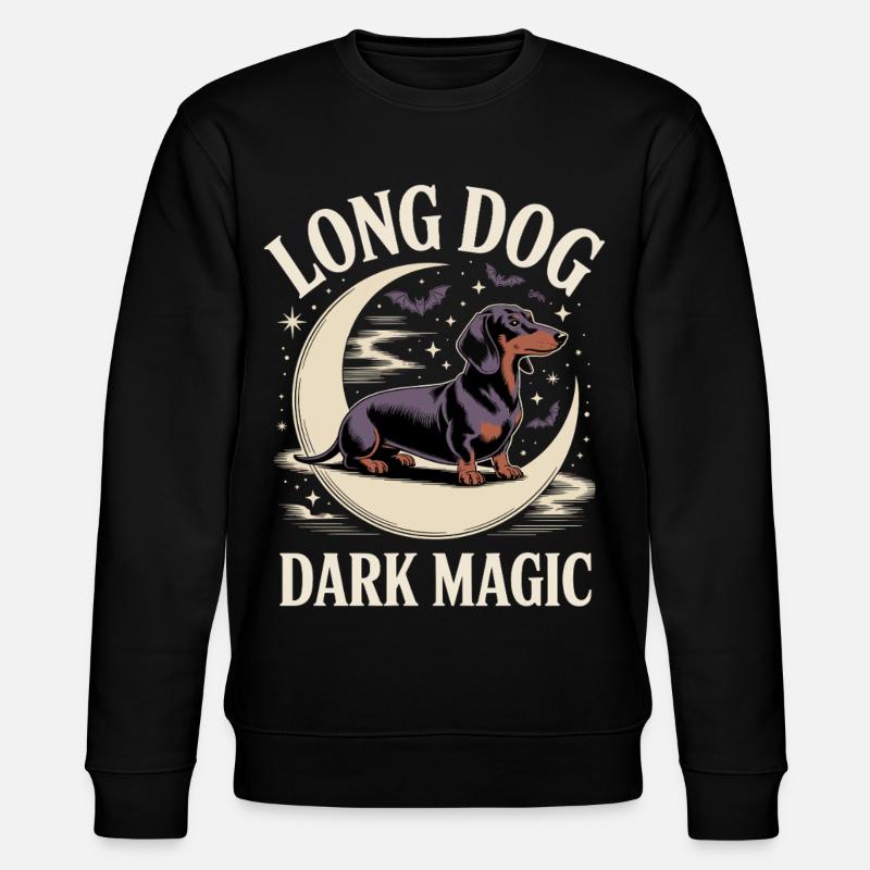 Dark Magic Dackel - Stanley/Stella Unisex Bio-Sweatshirt CHANGER  - Schwarz